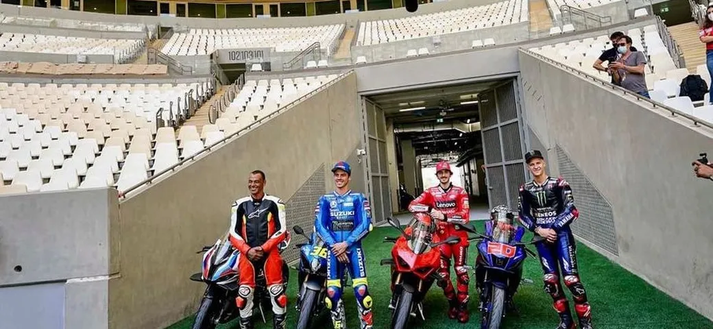 MotoGP: Quartararo, Bagnaia e Mir in visita allo stadio che ospiterà la finale del mondiale 2022