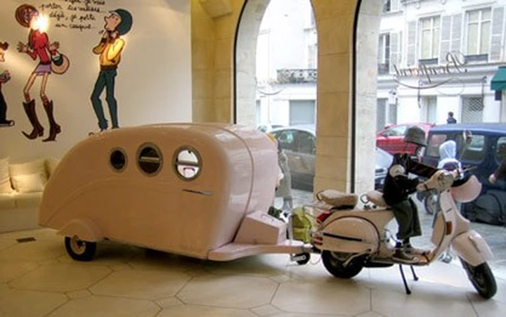 Roulotte per Vespa