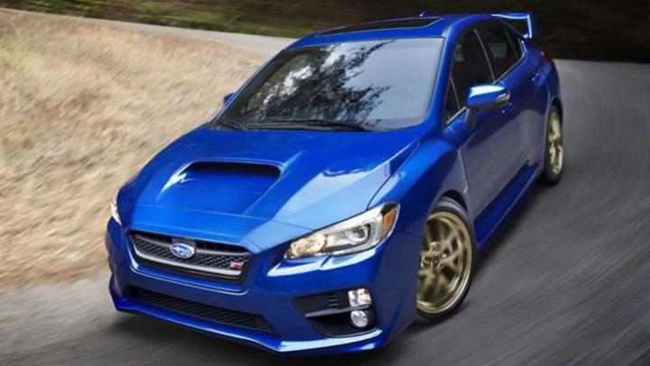 Subaru WRX STI in video