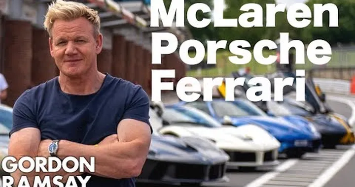 Gordon Ramsay porta in pista tutte le sue supercar