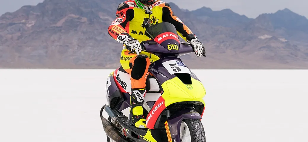 Uno scooter Benelli alla conquista di Bonneville