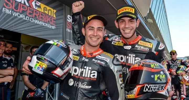 SBK, piloti Aprilia sul podio a Jerez