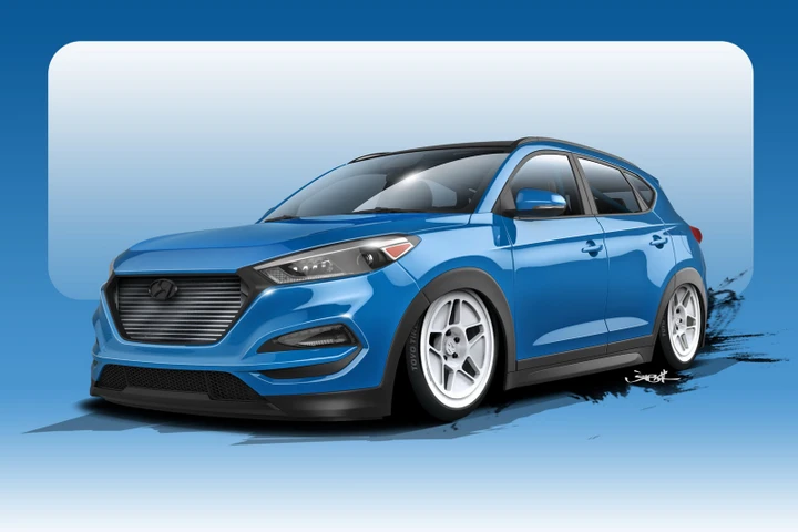 Hyundai Tucson: al Sema con 700 Cavalli