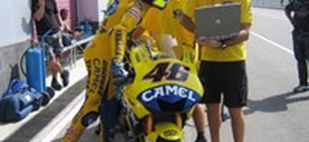 Valentino Rossi primo nei test in Qatar
