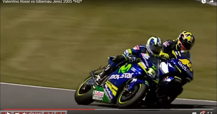 Sorpassi epici: Rossi supera Gibernau a Jerez 2005 [Video]