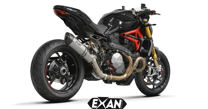 Ducati Monster 1200: quattro diversi scarichi da Exan