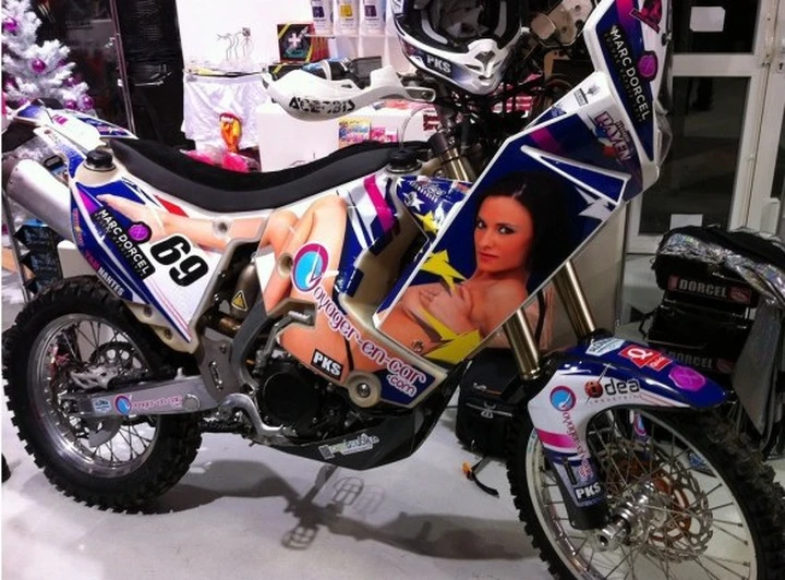 Dakar 2013: la sexy Yamaha 450 YZF Rally di Hugo Payen
