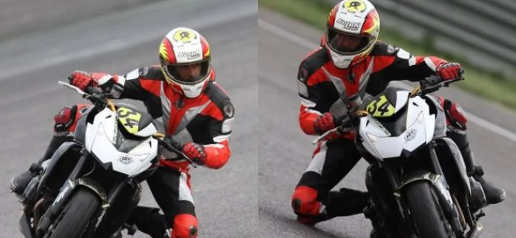 Scatto in Corsa: lui e lei in pista