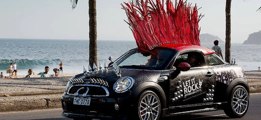 Mini Coupé Rock: con la cresta, per Halloween