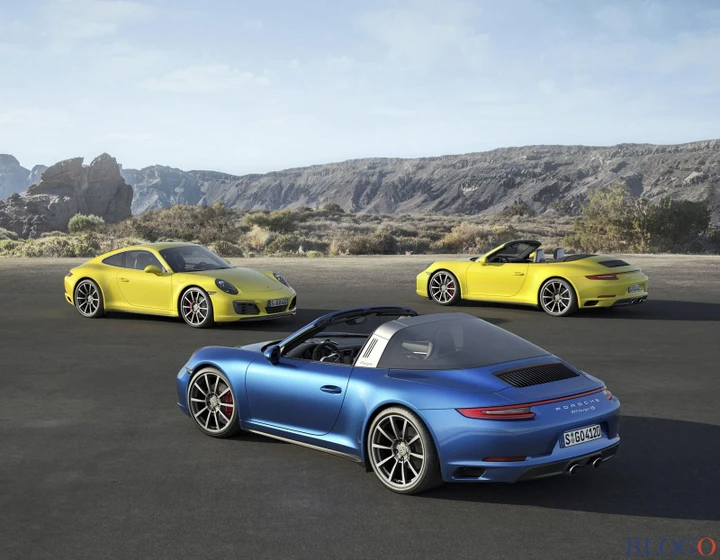Porsche 911 MY2016: arrivano Carrera 4, 4S, Targa 4 e Targa 4S