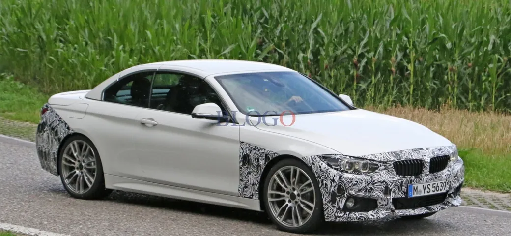 BMW Serie 4 Cabrio: prime foto spia del facelift