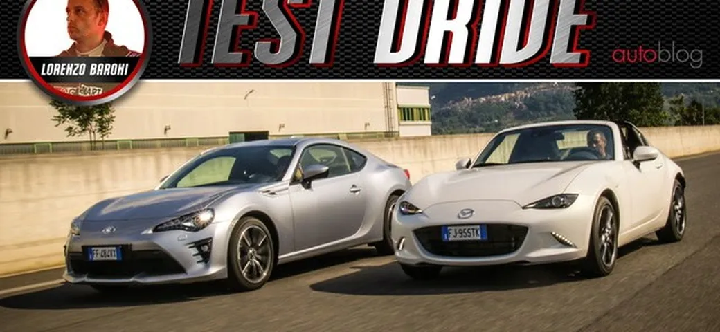 Toyota GT86 vs Mazda MX-5 RF 2.0 Sport - La Prova