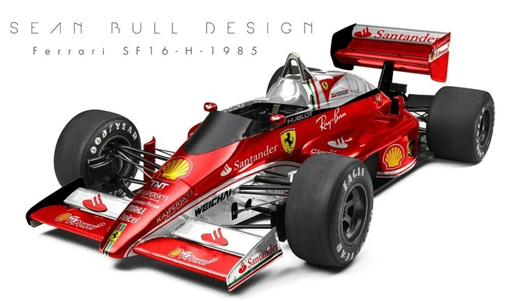 Le F1 degli anni '80 con le livree di oggi