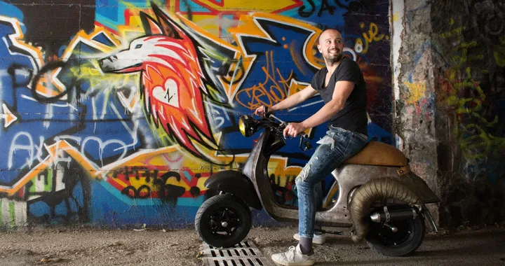 Special: una Vespa Px rivisitata in chiave cafe racer