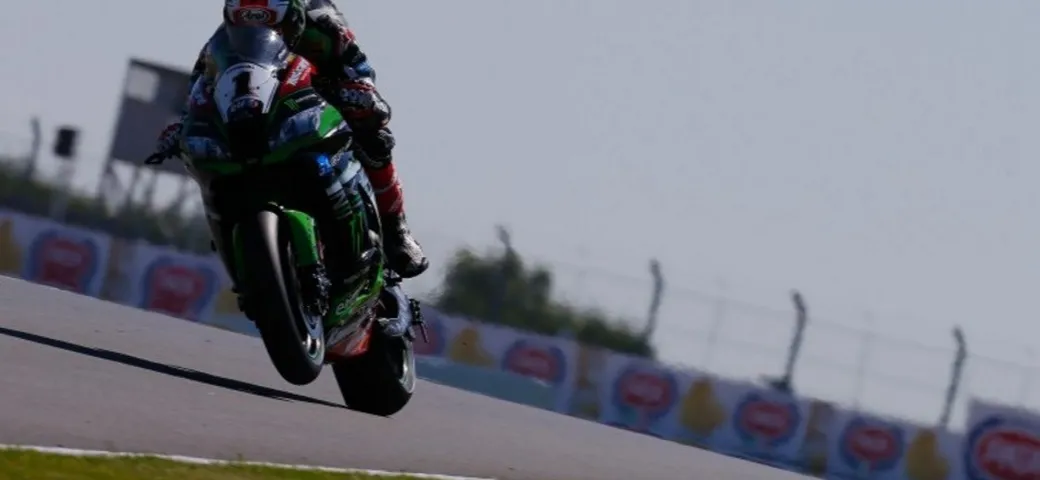 SBK Donington 2017: Jonathan Rea nelle FP1