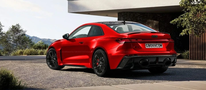 Audi RS 5 Coupé, il render per sfidare la BMW M4 Neue Klasse