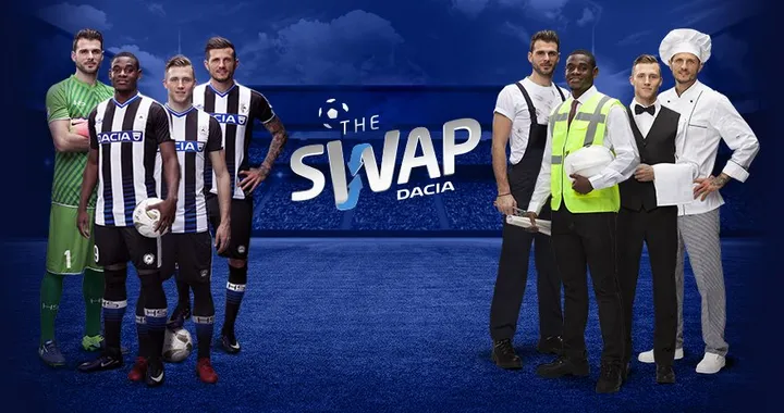 Dacia, The Swap: scambio di ruoli tra giocatori e lavoratori