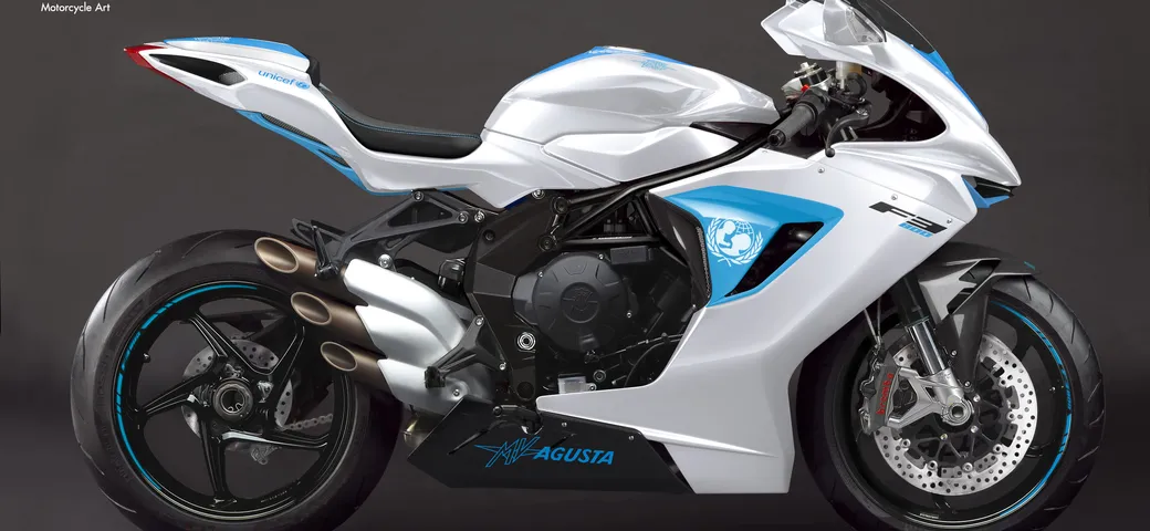 MV Agusta: una speciale F3 800 per l'UNICEF