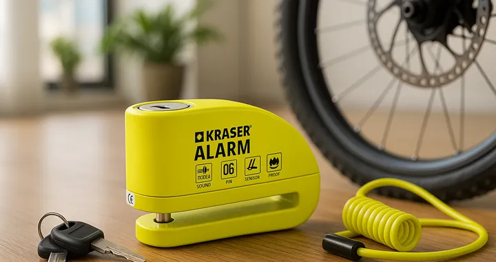 Antifurto KRASER KR6Y in offerta: sicurezza top a un prezzo che sorprende su Amazon
