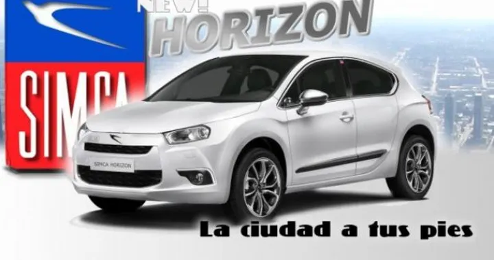 Simca: ricostruzioni grafiche dell'ipotetica nuova Horizon