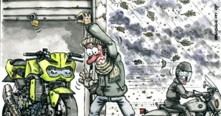 La moto in inverno non è per tutti