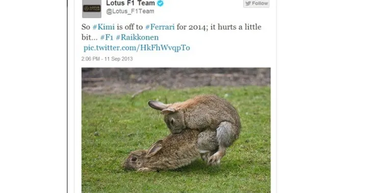 Kimi Raikkonen in Ferrari? Lotus lo comunica così via twitter!