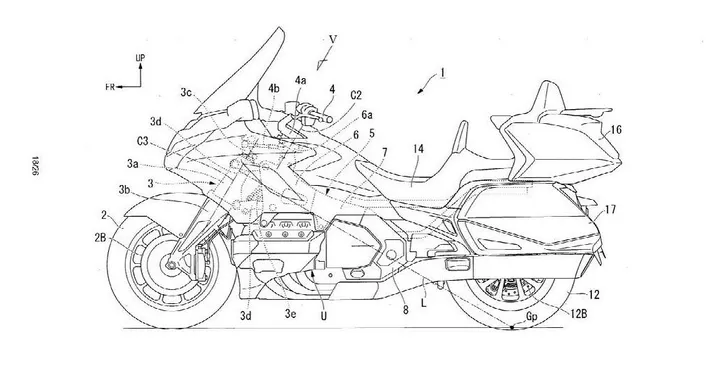 Honda: controsterzo autonomo per la prossima Gold Wing?