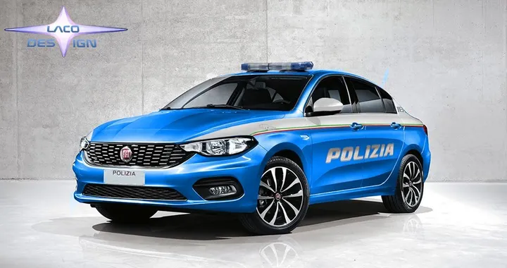 Fiat Tipo Polizia: l'anticipazione in un render