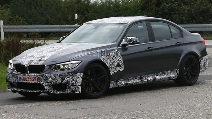 BMW M3 F30: nuove foto spia della berlina