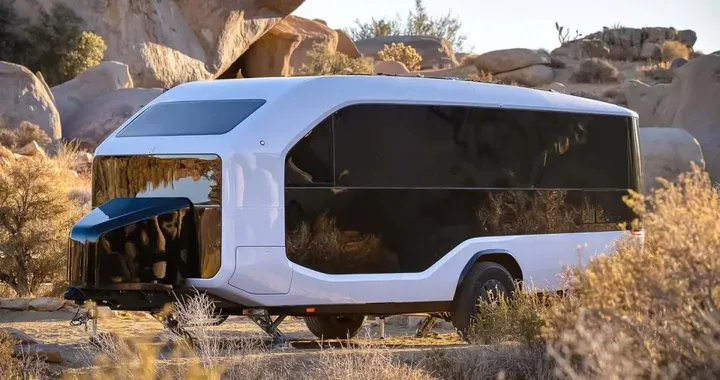 Pebble Flow, un caravan così non lo abbiamo mai visto: rivoluziona il campeggio