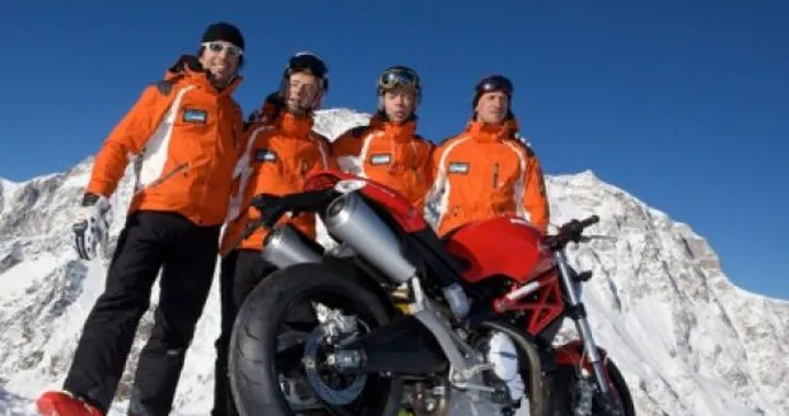 Un Monster volante al Rosa Challenge