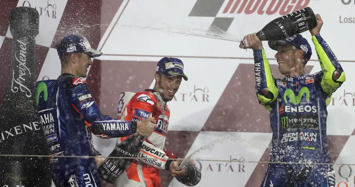 MotoGP Qatar 2017: Vince Vinales su Dovi e Rossi, Marquez 4°, Iannone KO [FOTO]
