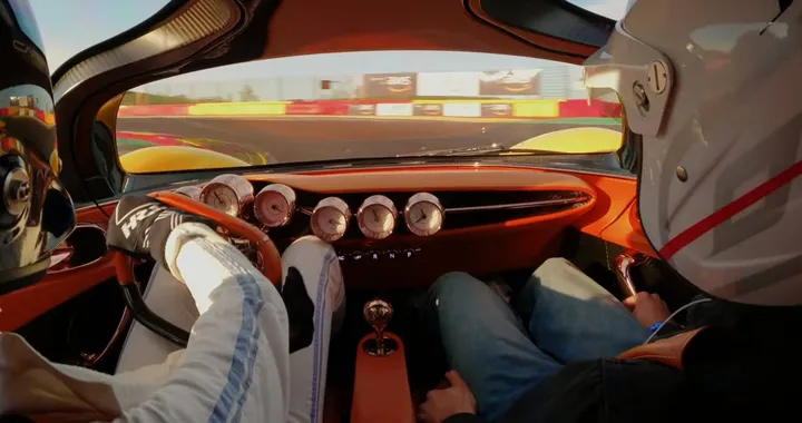 De Tomaso P72: camera car sulla pista di Spa-Francorchamps | Video