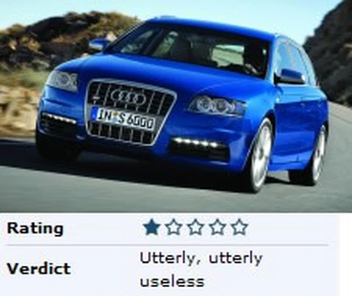 Jeremy Clarkson è deluso della Audi S6