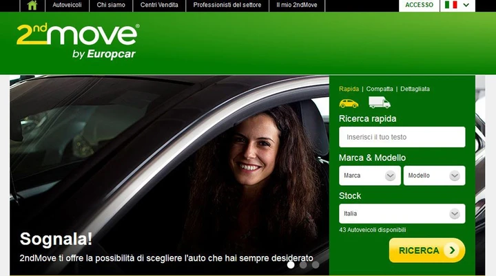 Dove comprare un'auto usata: Europcar 2ndMove