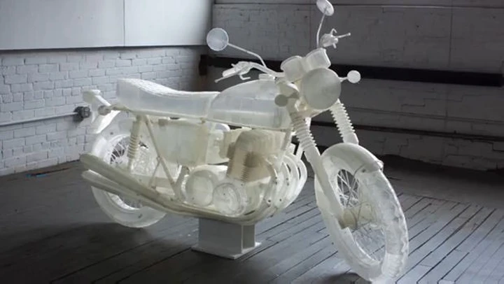 Honda CB 500 stampata in 3D