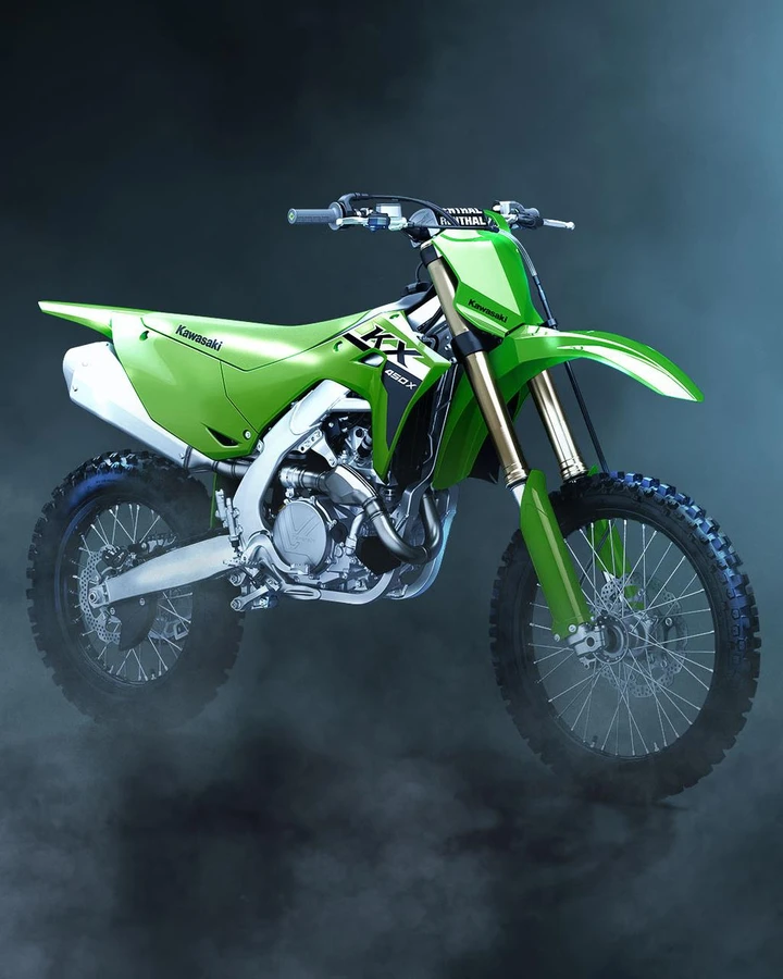 Kawasaki KX450 2024: debutta la nuova versione con tante novità [FOTO]