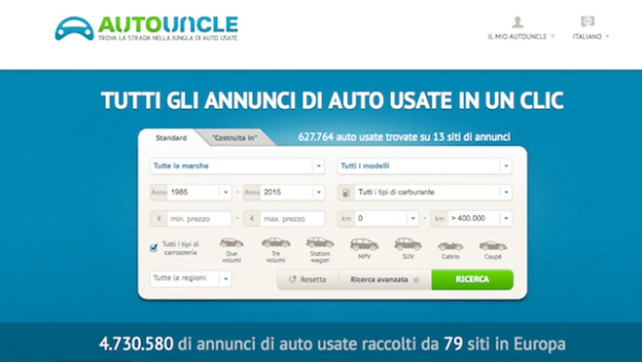 Autouncle, un motore di ricerca per le auto usate