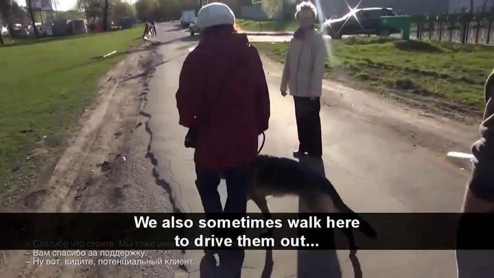 Gli automobilisti in Russia