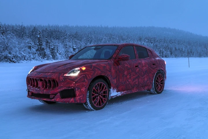 Maserati Grecale: gli ultimi test in Lapponia