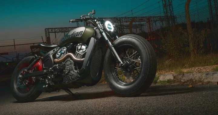 Indian Scout Bobber "Envy" by Built Customs