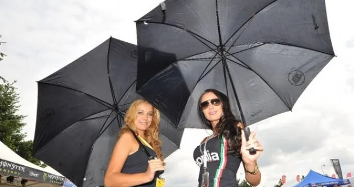 Paddock Girls della SBK di Mosca