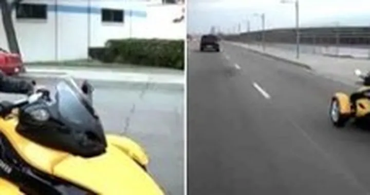 Jay Leno e la numero 1 del Can-Am Spyder