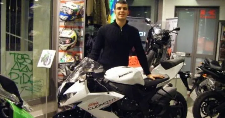 Luca Scassa in visita a Napoli