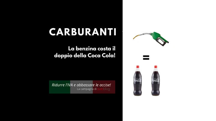 Prezzi carburanti: la benzina costa il doppio della Coca Cola