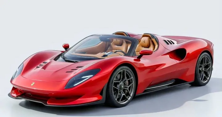 Il render moderno della Ferrari Dino Targa fa vibrare il cuore