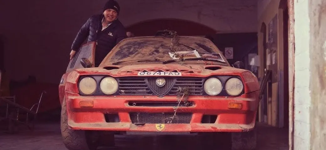 Tornata alla luce l'Alfa Romeo Alfasud Sprint con motore V8 Ferrari