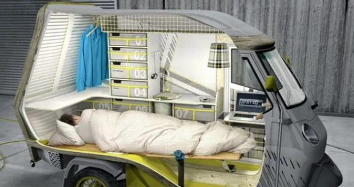 Piaggio Bufalino: il mini camper su base Ape 50