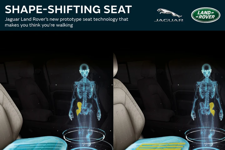 Land Rover annuncia i sedili che simulano la camminata
