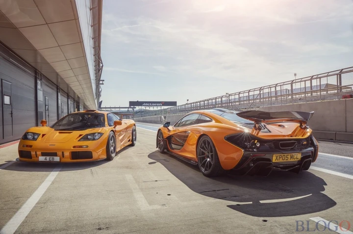 La McLaren P1 incontra la F1 GTR a Silverstone